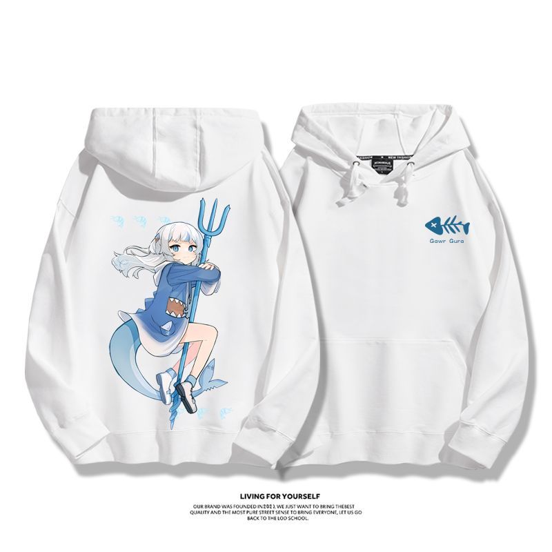 Gawr Gura 2025秋冬新款 親子情侶男女連帽衛衣-ZUIHANG SHOP