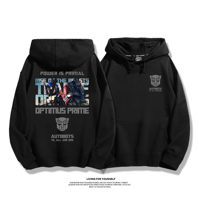 變形金剛新款 親子情侶男女款連帽衛衣-ZUIHANG SHOP