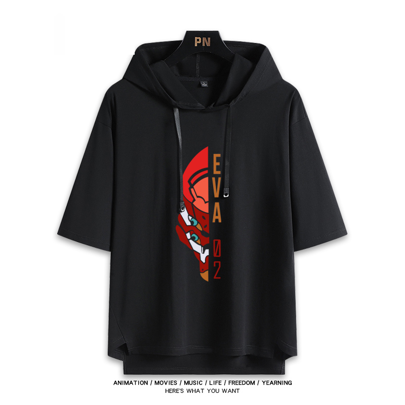 EVA福音戰士 連帽短袖T恤-ZUIHANG SHOP