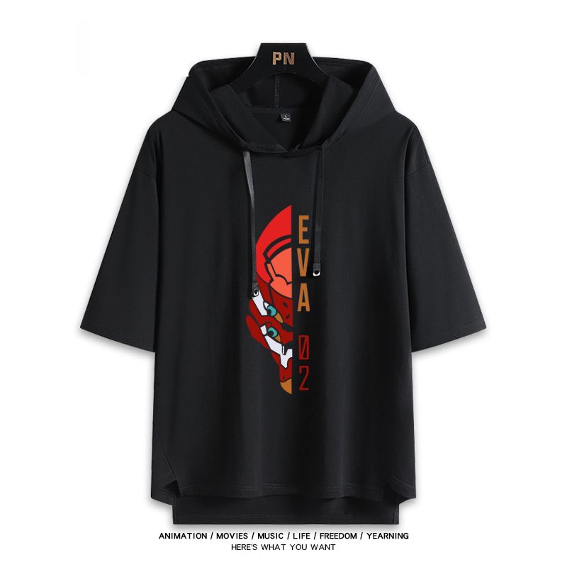 EVA福音戰士 連帽短袖T恤-ZUIHANG SHOP
