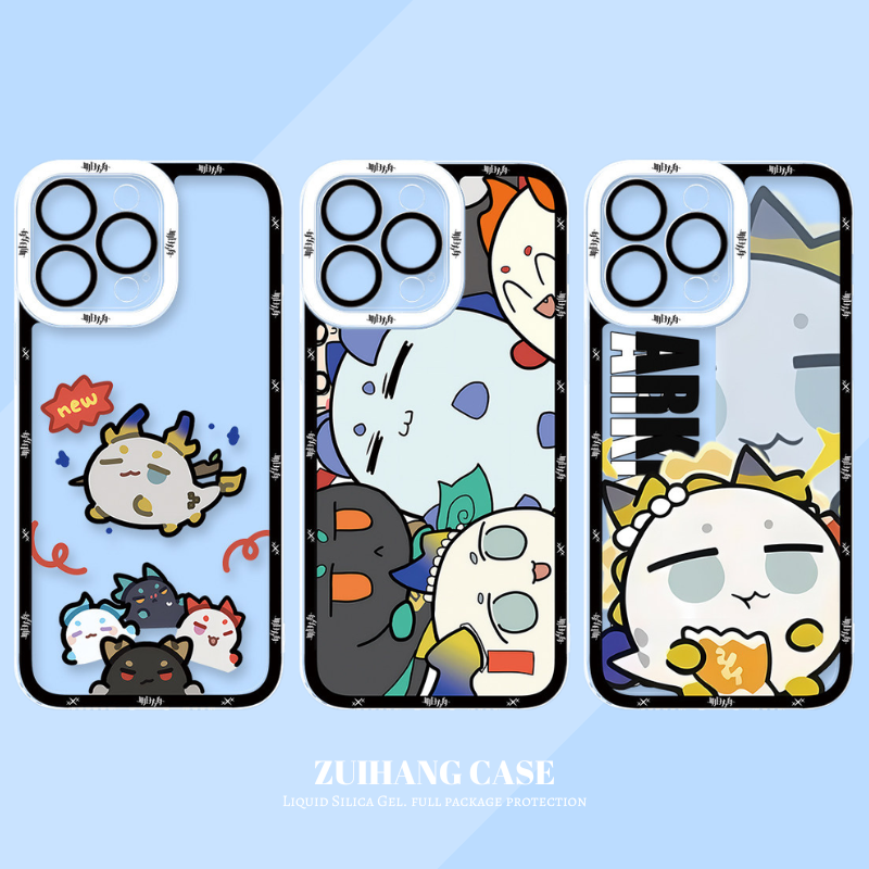 明日方舟龍泡泡天使眼透明手機殼
