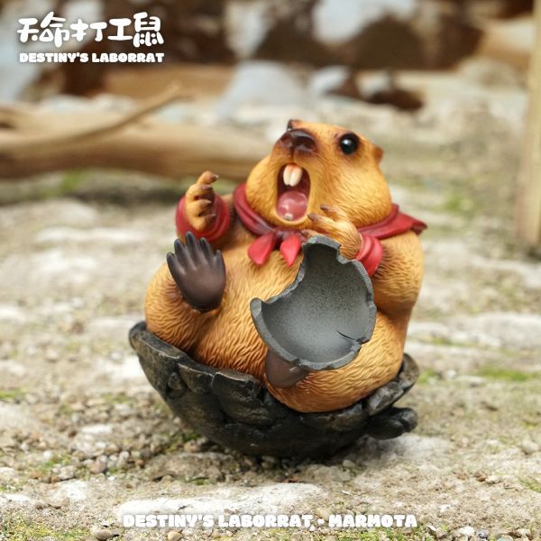 【預購】傑刻動漫×動物幫幫 土撥鼠潮玩桌面擺件