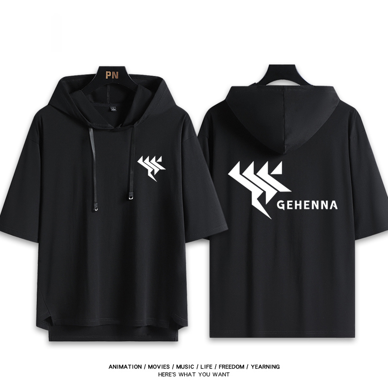 蔚藍檔案 鬼方佳代子 連帽短袖T恤-ZUIHANG SHOP