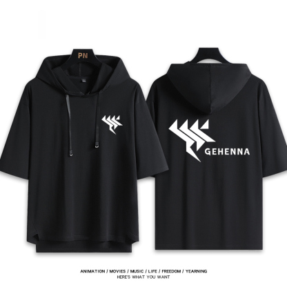 蔚藍檔案 鬼方佳代子 連帽短袖T恤-ZUIHANG SHOP