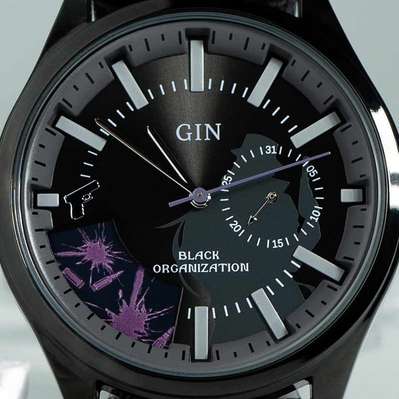 名偵探柯南 琴酒四針石英錶-ZUIHANG SHOP