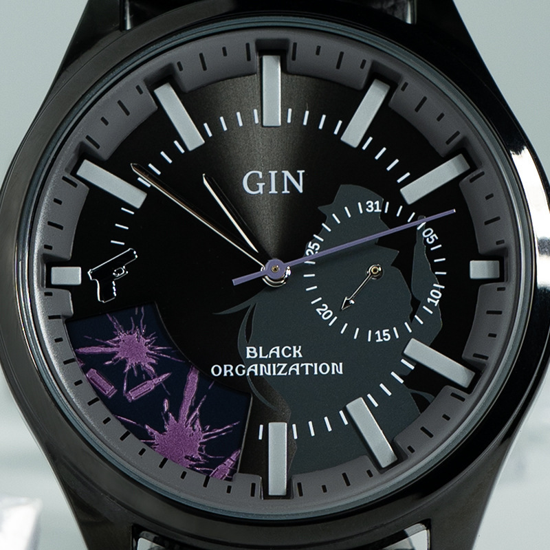 名偵探柯南 琴酒四針石英錶-ZUIHANG SHOP