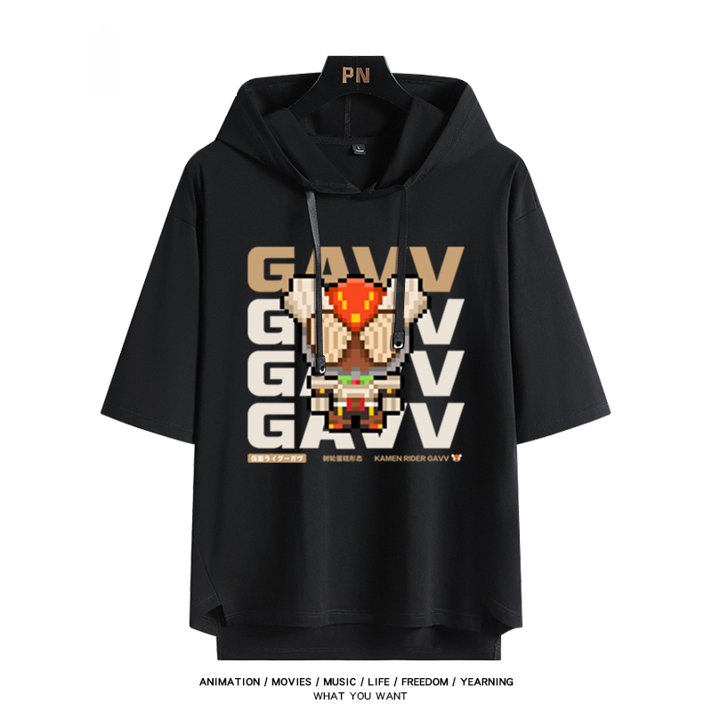 假面動漫騎士 連帽短袖T恤-ZUIHANG SHOP