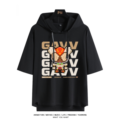 假面動漫騎士 連帽短袖T恤-ZUIHANG SHOP