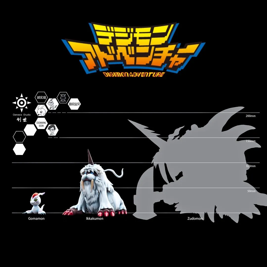 數碼寶貝 系列蒐藏雕像 海獅獸&哥瑪獸 [創世工作室]-ZUIHANG SHOP