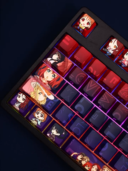 LoveLive!Sunshine 108鍵 標準配列 衛星軸鍵帽