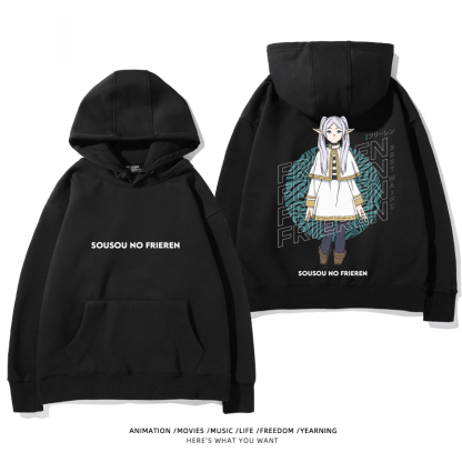 葬送的芙莉蓮新款 親子情侶男女款連帽衛衣-ZUIHANG SHOP