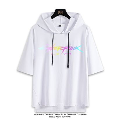 賽博朋克邊緣行者 連帽短袖T恤-ZUIHANG SHOP