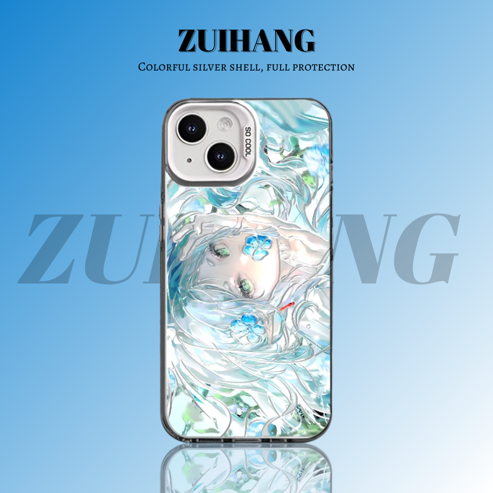 芙莉蓮彩銀線條漸變防摔手機殼-ZUIHANG SHOP
