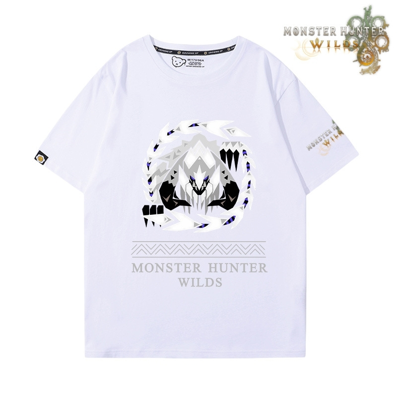 魔物獵人荒野印花短袖T恤
