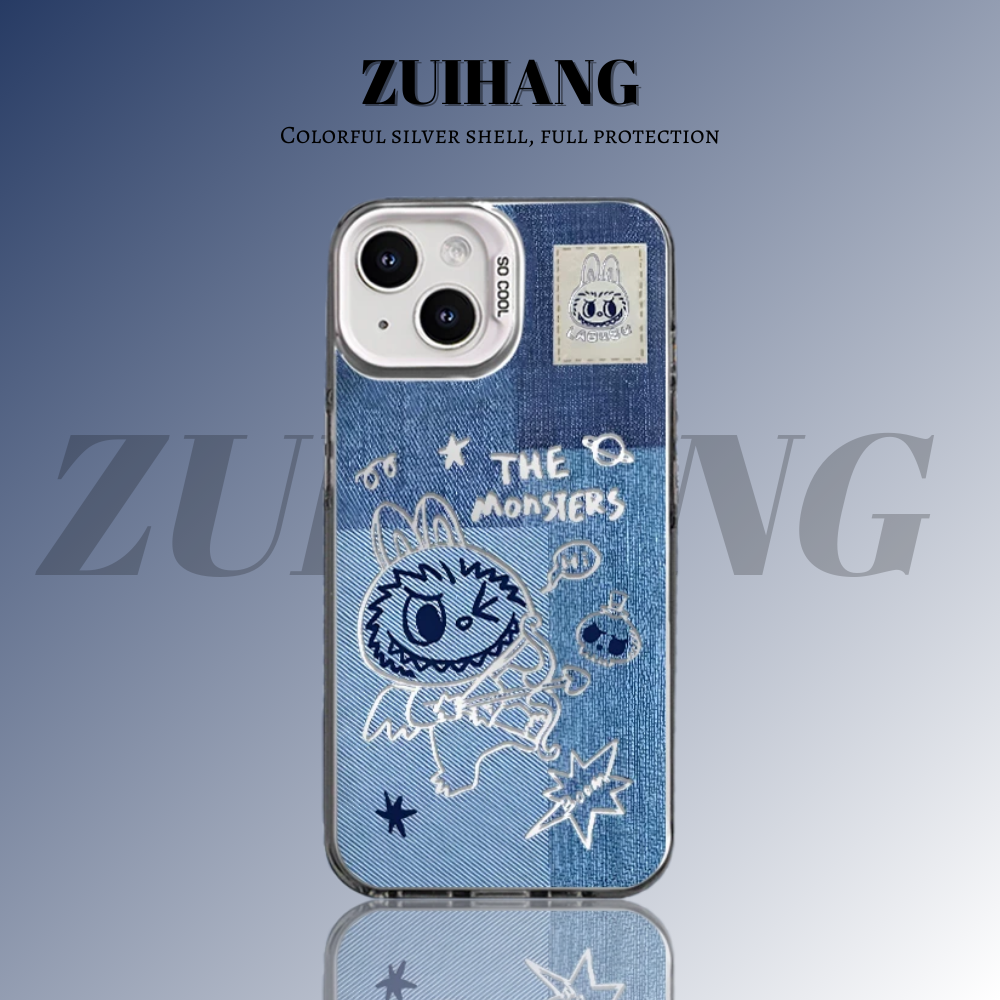 【大集合1.0】動漫彩銀線條漸變防摔手機殼-ZUIHANG SHOP