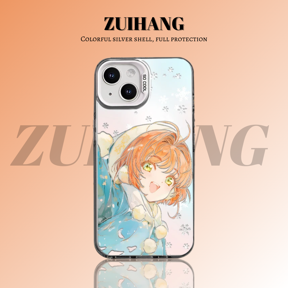 【大集合1.0】動漫彩銀線條漸變防摔手機殼-ZUIHANG SHOP