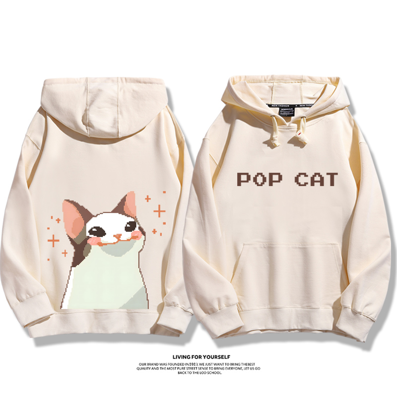 pop貓新款 親子情侶男女款連帽衛衣-ZUIHANG SHOP