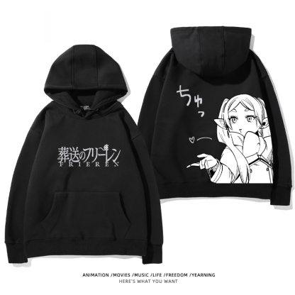 葬送的芙莉蓮新款 親子情侶男女款連帽衛衣-ZUIHANG SHOP