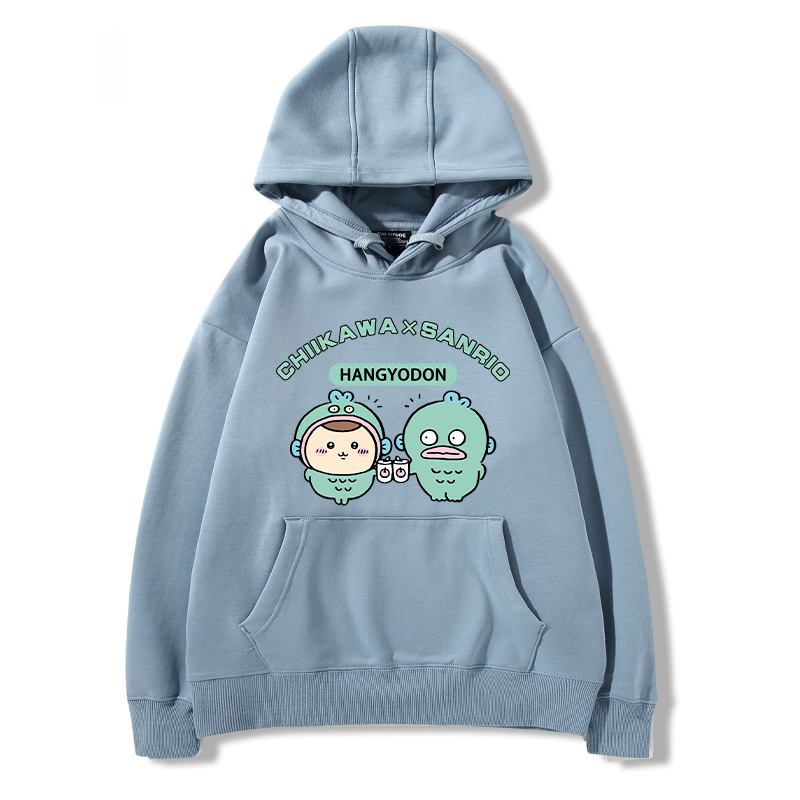 chiikawa吉伊卡哇聯名三麗歐新款 親子情侶男女款連帽衛衣-ZUIHANG SHOP