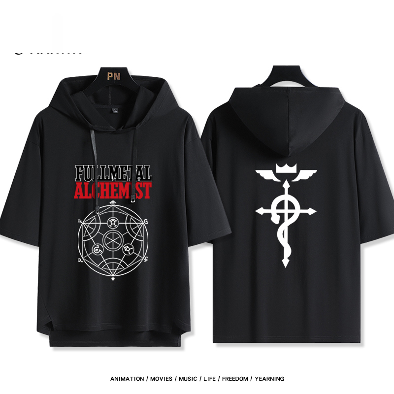鋼之鍊金術師 連帽短袖T恤-ZUIHANG SHOP