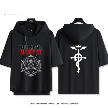 鋼之鍊金術師 連帽短袖T恤-ZUIHANG SHOP