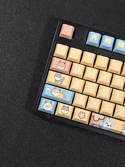 柴犬色彩增益108鍵標準配列衛星軸鍵帽