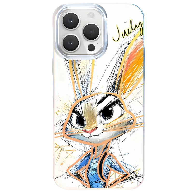 動物方城市極光金防摔手機殼