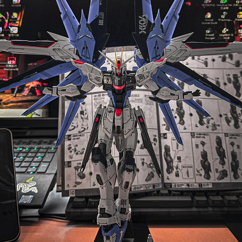 HG 鋼彈強襲自由 拼裝模型 正義戰騎機甲