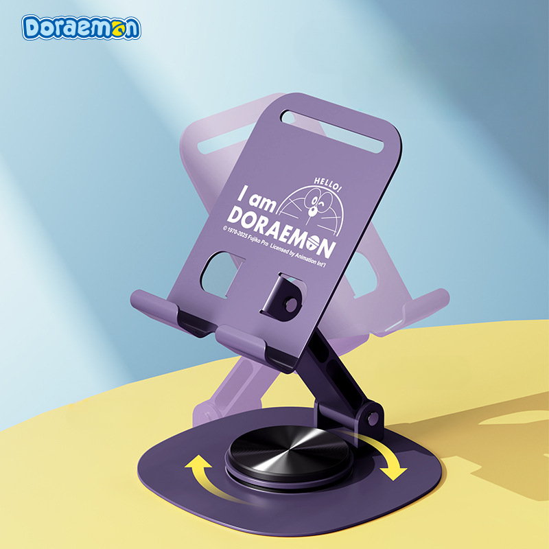 蠟筆小新/哆啦A夢 迷你金屬桌面手機支架-ZUIHANG SHOP
