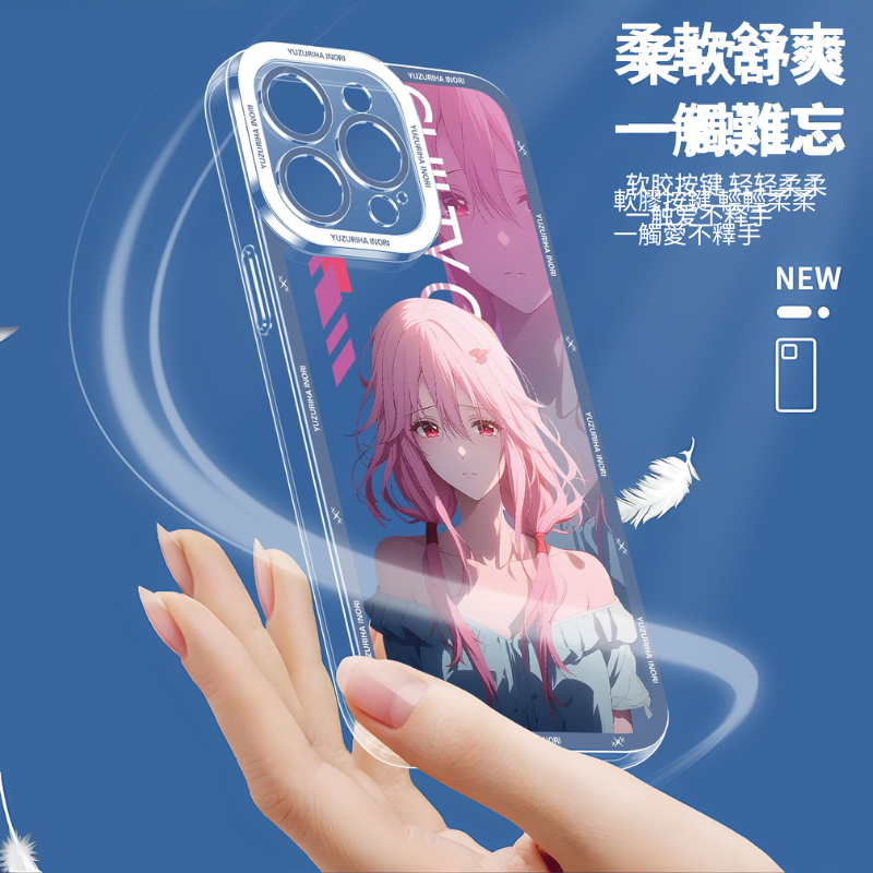 罪惡王冠楪祈天使眼透明防摔軟殼