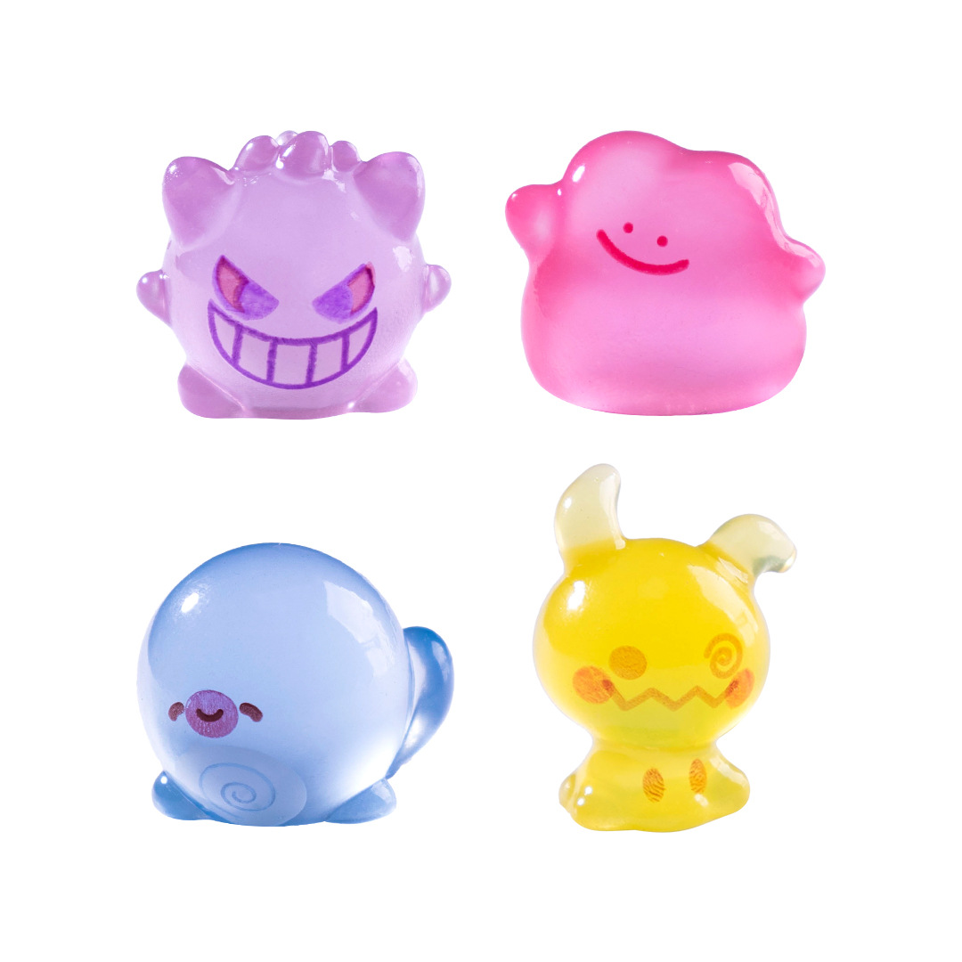 寶可夢 創意夜光小精靈萌粒 微景觀擺件