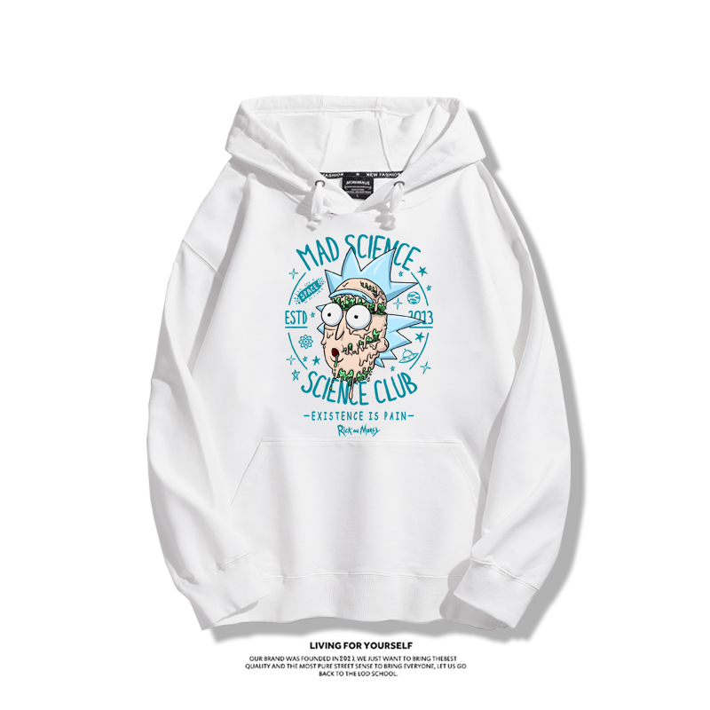 瑞克和莫蒂新款 親子情侶男女款連帽衛衣-ZUIHANG SHOP