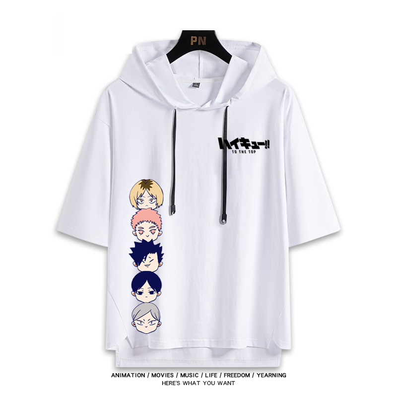 排球少年 連帽短袖T恤-ZUIHANG SHOP