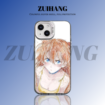 EVA新世紀福音戰士彩銀防摔手機殼-ZUIHANG SHOP