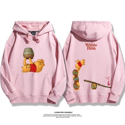 小熊維尼新款 親子情侶男女款連帽衛衣-ZUIHANG SHOP