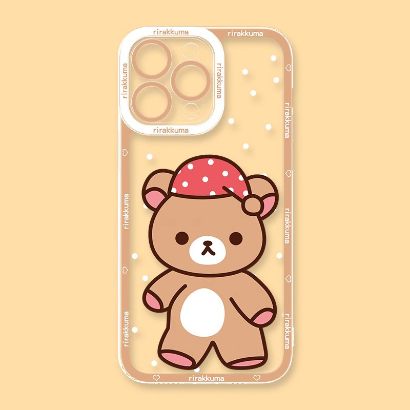 rirakkuma輕鬆熊天使眼透明防摔軟殼-ZUIHANG SHOP