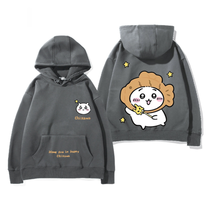 chiikawa 2025秋冬新款親子情侶裝連帽衛衣
