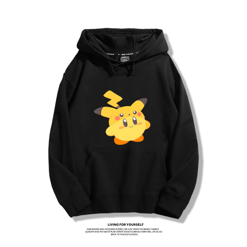 星之卡比新款 親子情侶男女款連帽衛衣