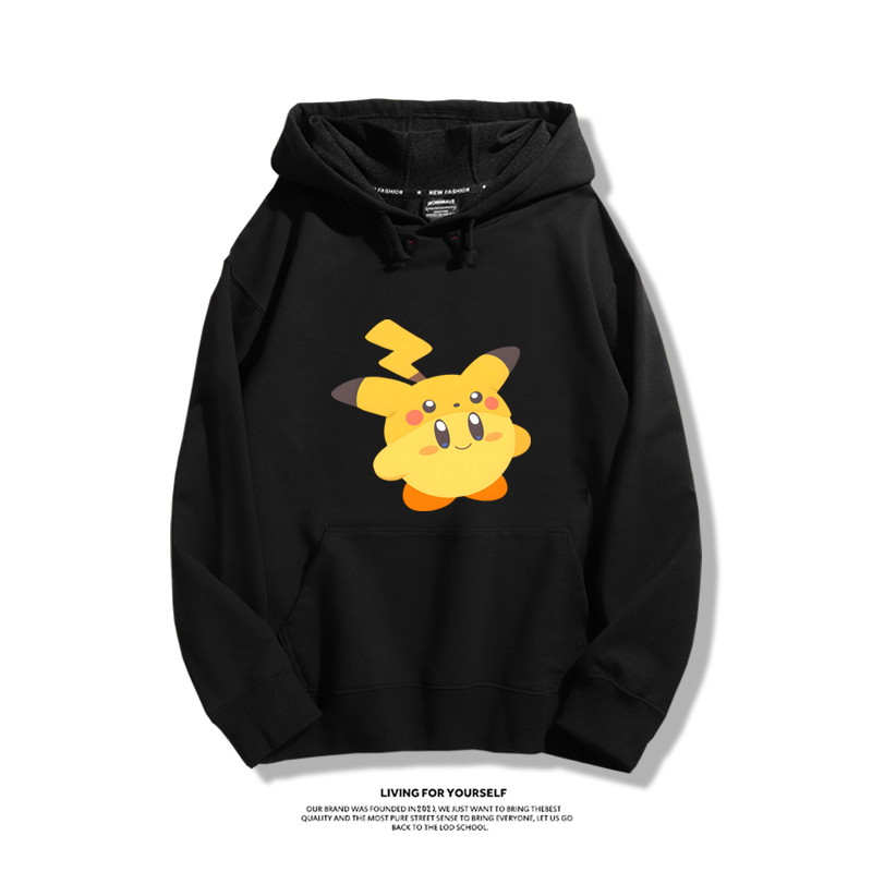 星之卡比新款 親子情侶男女款連帽衛衣