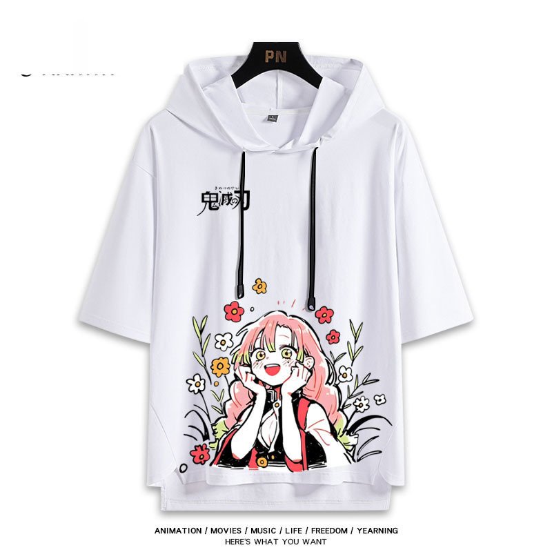 鬼滅之刃 連帽短袖T恤-ZUIHANG SHOP