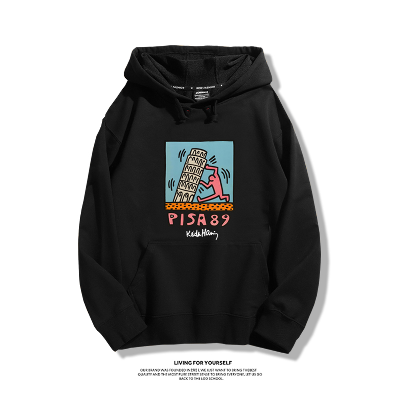 keith haring新款 親子情侶男女款連帽衛衣-ZUIHANG SHOP