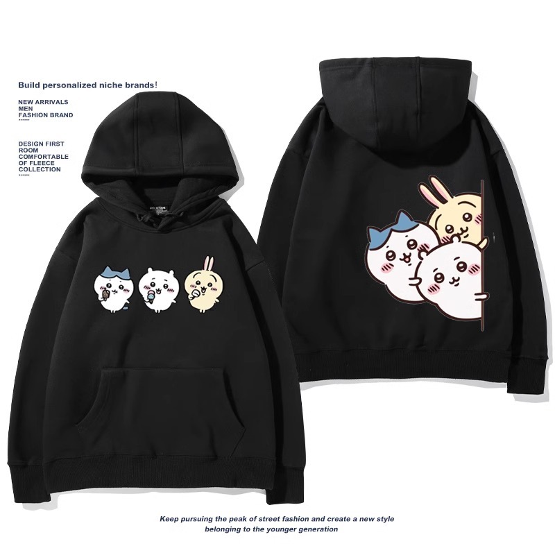 Chiikawa新款 親子情侶男女款連帽衛衣-ZUIHANG SHOP