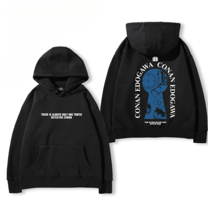 名偵探柯南新款 親子情侶男女款連帽衛衣-ZUIHANG SHOP