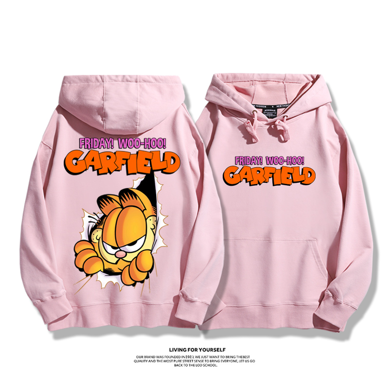 加菲貓新款 親子情侶男女款連帽衛衣-ZUIHANG SHOP