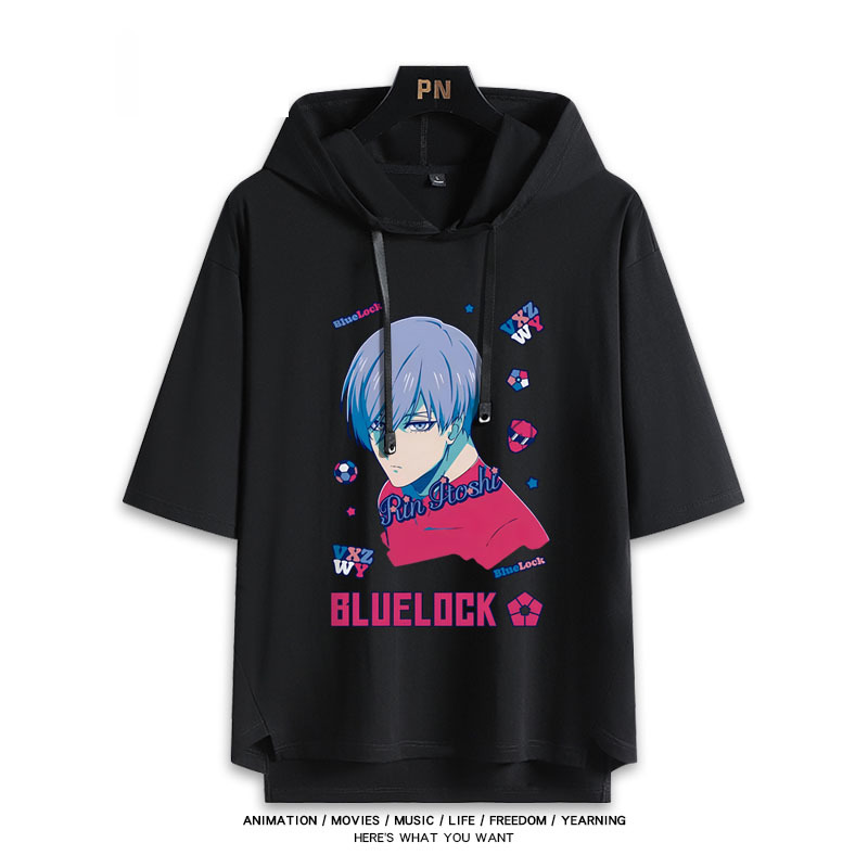 藍色監獄 連帽短袖T恤-ZUIHANG SHOP