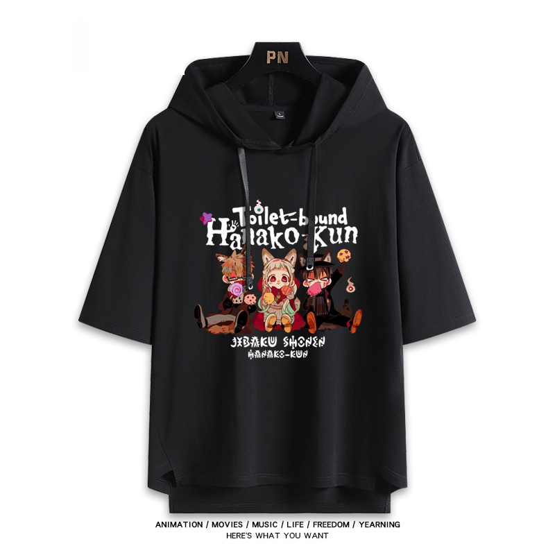 地縛少年花子君  連帽短袖T恤-ZUIHANG SHOP