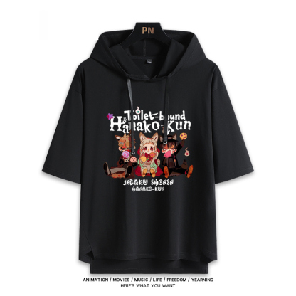 地縛少年花子君  連帽短袖T恤-ZUIHANG SHOP