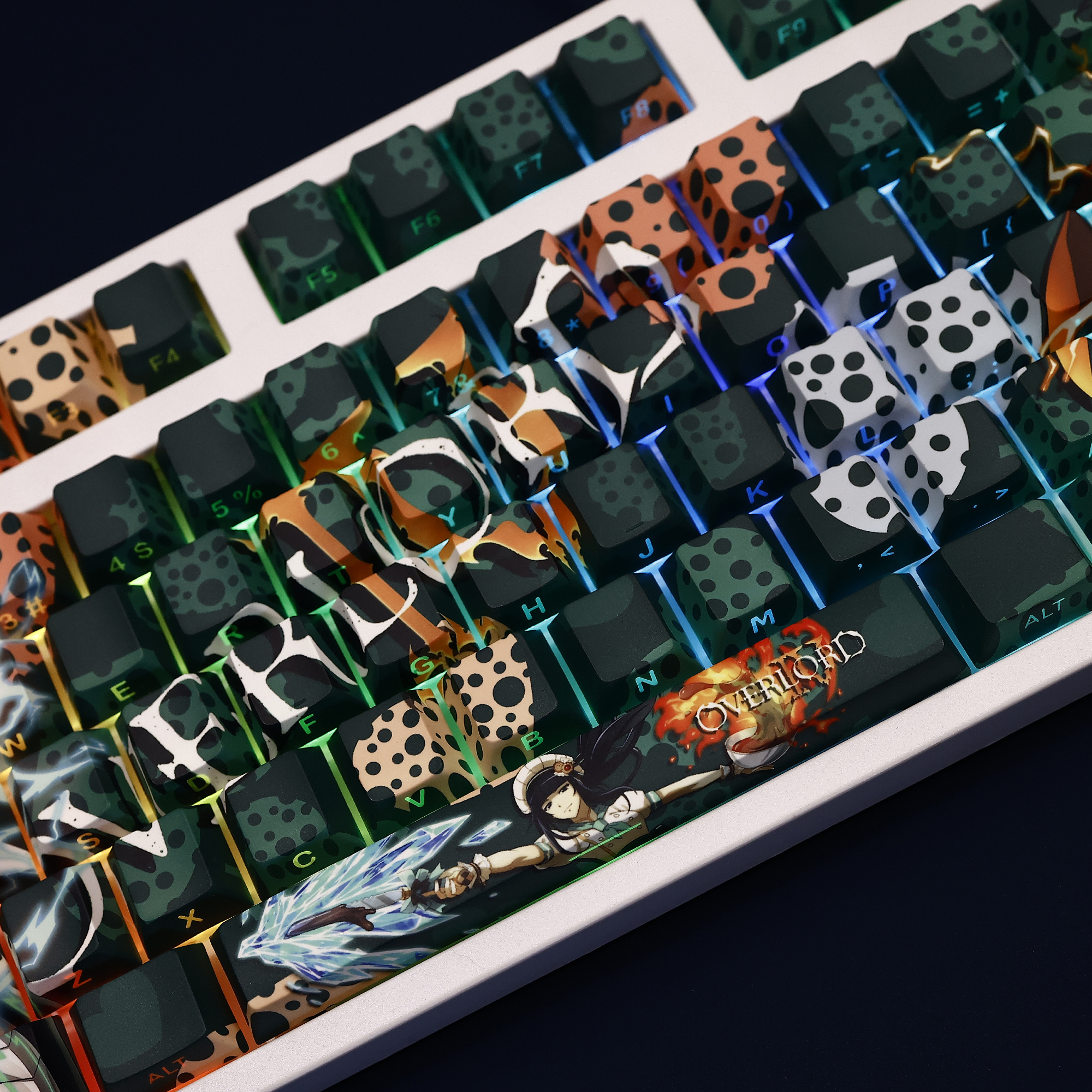 娜貝拉爾伽瑪骨王不死者之王透光RGB108鍵標準配列衛星軸鍵帽-ZUIHANG SHOP