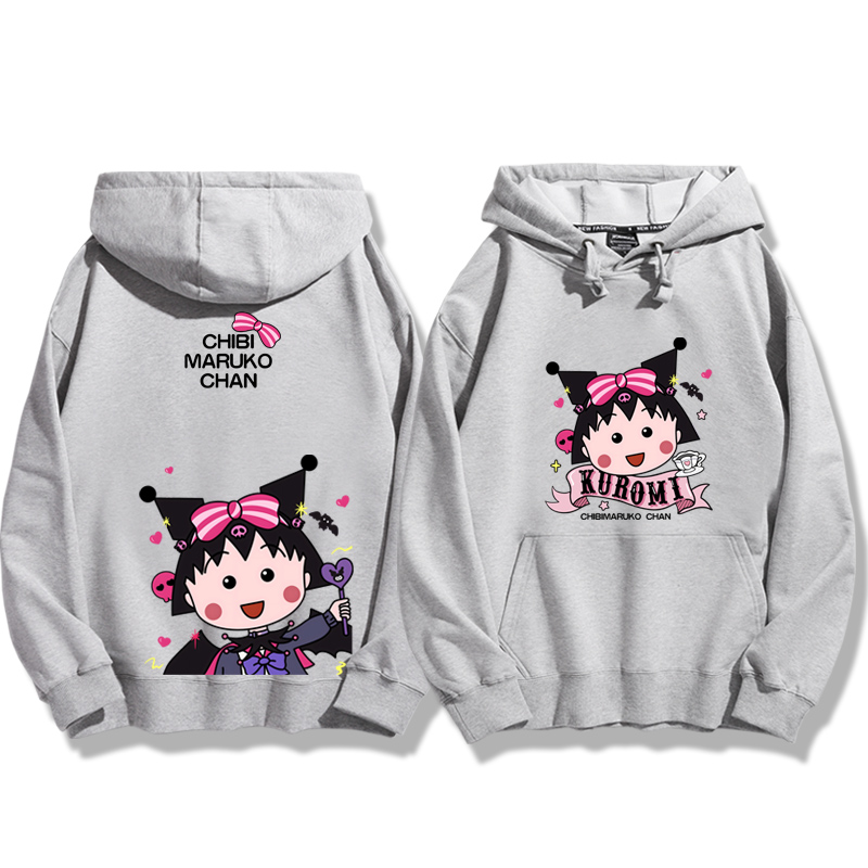 櫻桃小丸子聯名新款 親子情侶男女款連帽衛衣-ZUIHANG SHOP