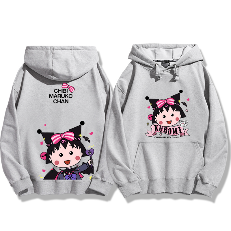 櫻桃小丸子聯名新款 親子情侶男女款連帽衛衣-ZUIHANG SHOP